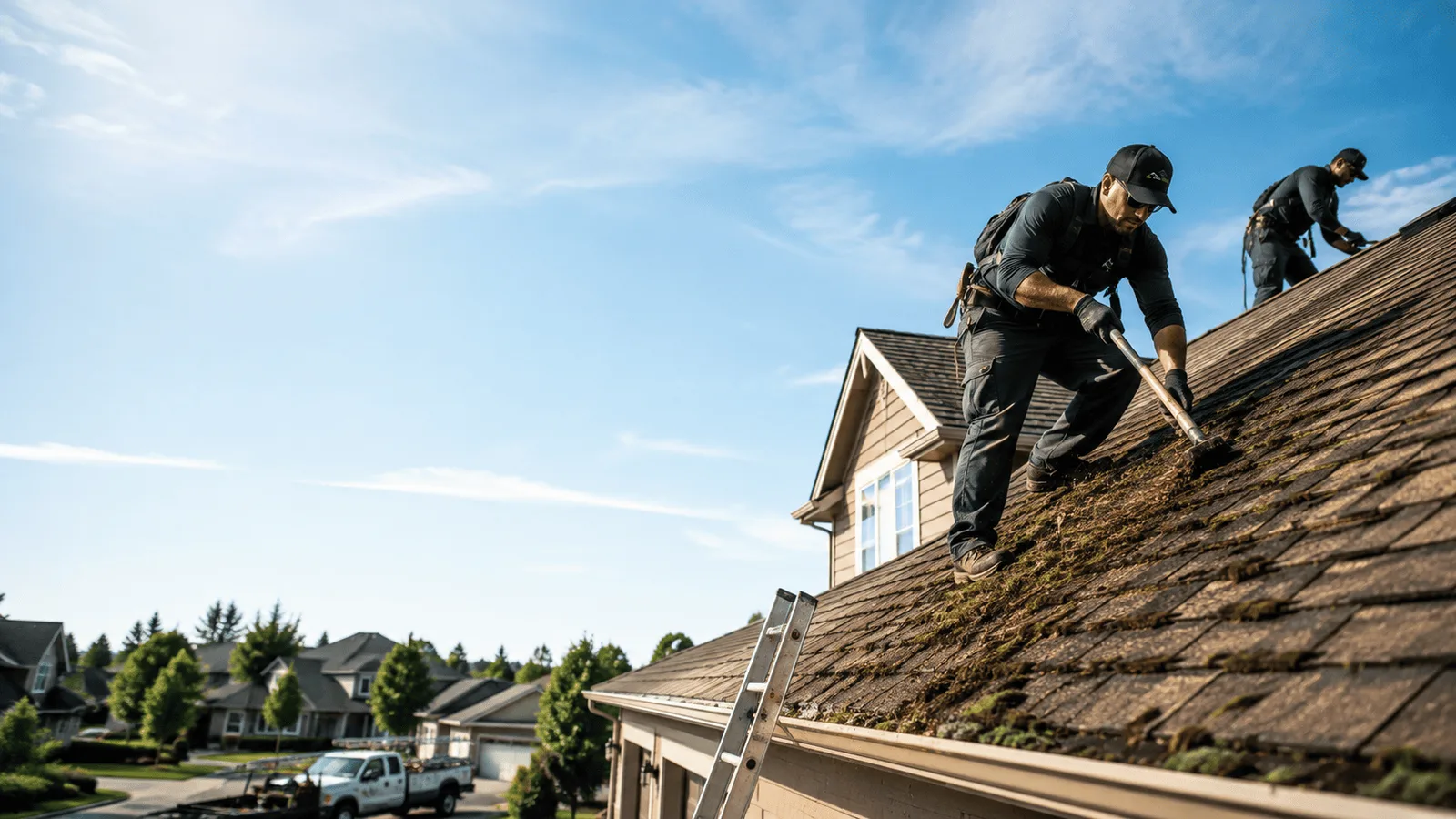 Roof Moss Removal in Bremen, KS near me